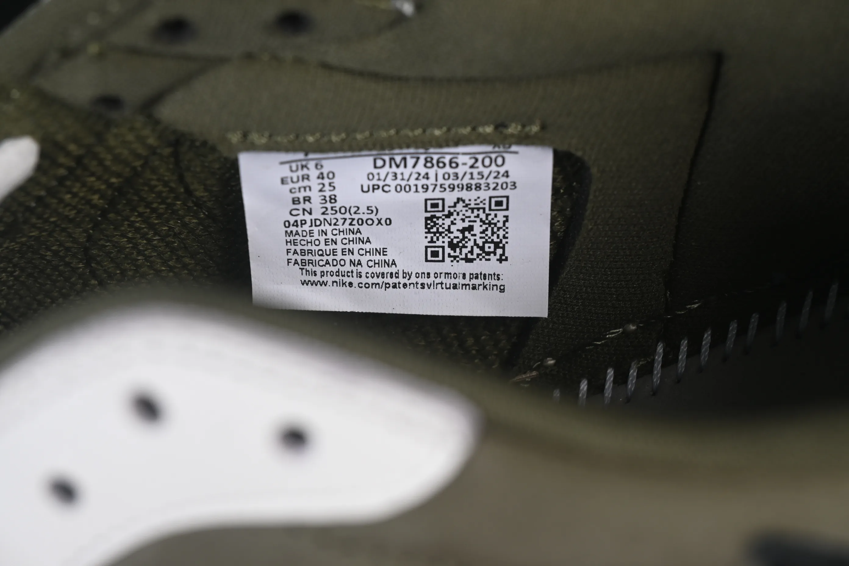 All categories Air Jordan Jordan series basketball shoes Air Jordan 1 Low ZG version Travis Scott x Air Jordan 1 Low OG AJ1 Joe 1 undercut low top full head layer DM7866-200